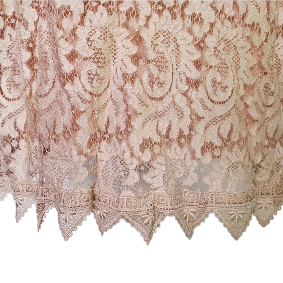 Vintage Ricki Lang by Nuit Lace Applique Dress - Picture 3 of 11